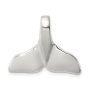 Diamond2Deal 925 Sterling Silver Whale Tail Charm Pendant for Men