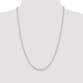 thumbnail image 1 of Diamond2Deal 925 Sterling Silver 3.5mm Fancy Cable Chain Necklace for Women 20", 1 of 6