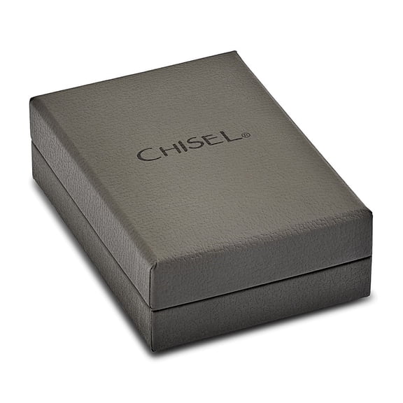 Diamond2Deal Stainless Steel Polished CZ Feather and Angel 17in w/ 2in ext. Necklace for Women 17"