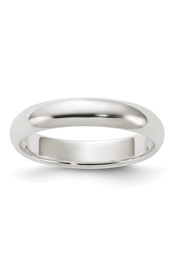 Sterling Silver 4mm Half Round Size 13 Band