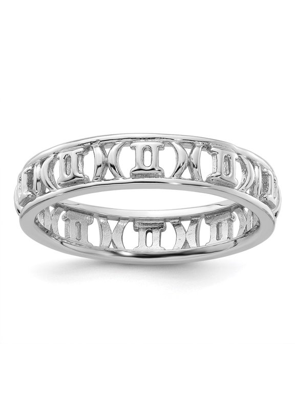 Sterling Silver Stackable Expressions Gemini Zodiac Ring