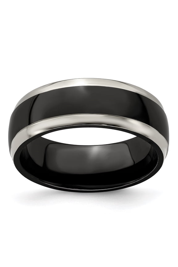 Titanium Black Ti 8mm Band