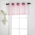 DiamondHome Semi Sheer Privacy Light Filtering Grommet Top Curtain