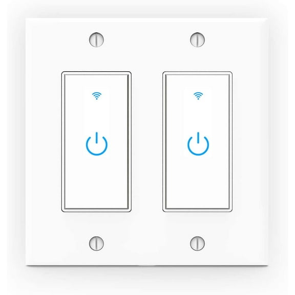 DiamondTiger KS602, 15 Amps 1650 W Electrical Switches 2 Piece 2 Pack