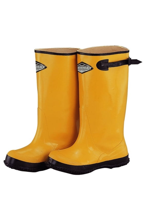 Diamondback Adjustable Cuff Waterproof Over Shoe Boot 8 In Unisex Yellow