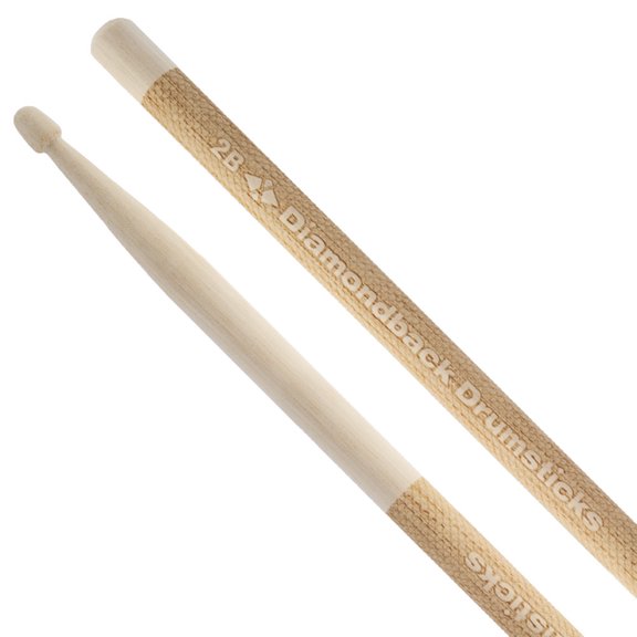 Diamondback Drumsticks Hickory Laser Engraved Drumsticks (2B)