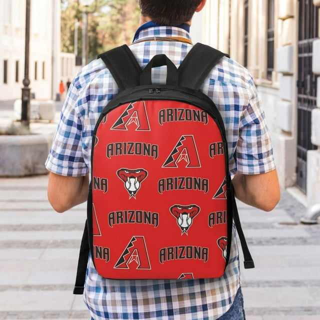 Diamondbacks 17in Both Simple Student Backpack for Men & Women