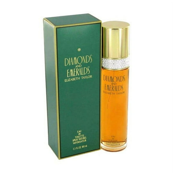 Diamonds & Emeralds by Elizabeth Taylor, 3.3 oz Eau De Toilette Spray for Women