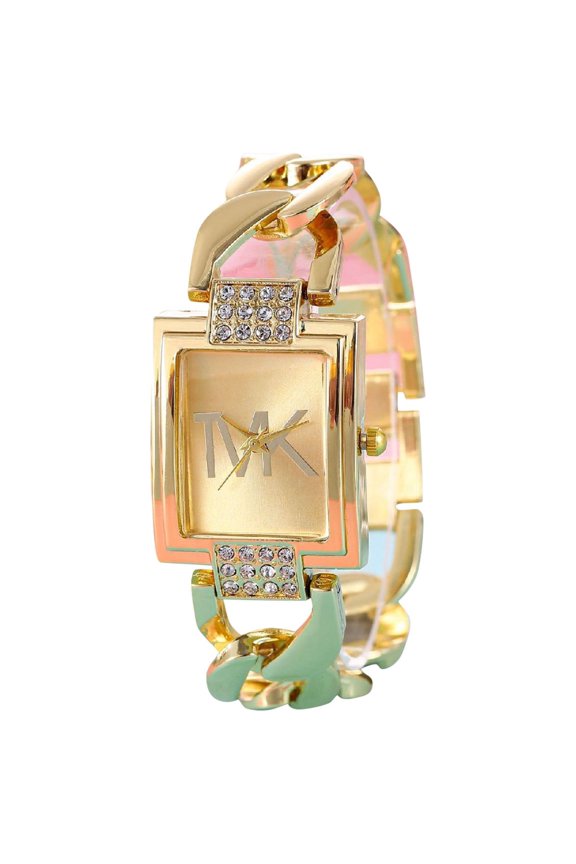 Diamonds Quartz Ladies Watch Pu Leather Strap, Simple Business Ladies Watch, Fashion Pu Leather Strap Watch