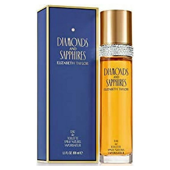 Diamonds and Sapphires by Elizabeth Taylor for Women, Eau De Toilette Spray, 3.3 Fl Oz