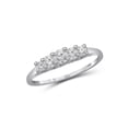thumbnail image 1 of Diamonice 0.925 Sterling Silver 0.75 Carat White Cubic Zirconia Ring for Women | Cubic Zirconias for Everyday Womens Wear, 1 of 4