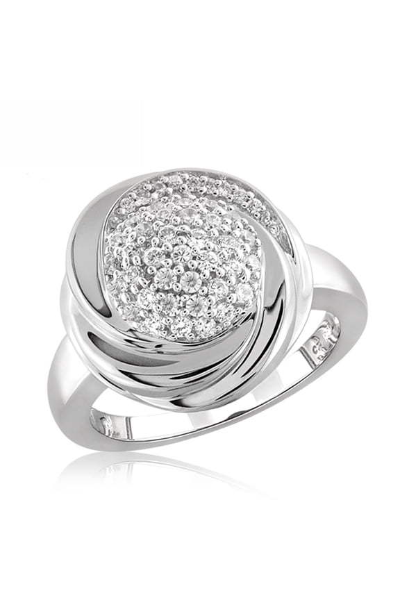 0.925 Sterling Silver 1.00 Carat White Cubic Zirconia Ring for Women | Cubic Zirconias for Everyday Womens Wear