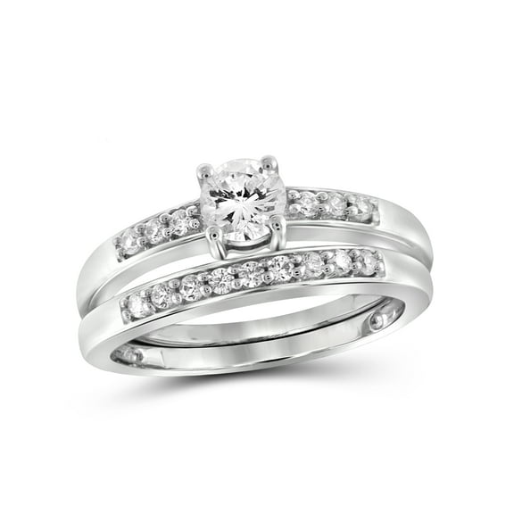 Diamonice 0.925 Sterling Silver 1.15 Carat White Cubic Zirconia Ring for Women | Cubic Zirconias for Everyday Womens Wear