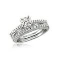 thumbnail image 1 of Diamonice 0.925 Sterling Silver 1.33 Carat White Cubic Zirconia Ring for Women | Cubic Zirconias for Everyday Womens Wear, 1 of 4