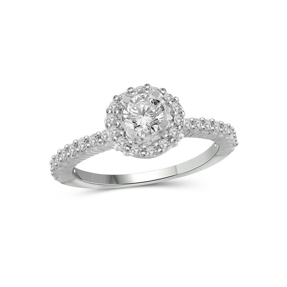 Diamonice 0.925 Sterling Silver 1.50 Carat White Cubic Zirconia Ring for Women | Cubic Zirconias for Everyday Womens Wear