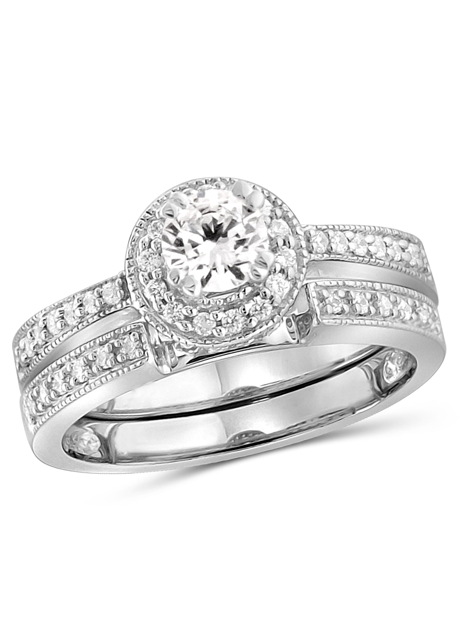 Diamonice 0.925 Sterling Silver 2.00 Carat White Cubic Zirconia Ring for Women | Cubic Zirconias for Everyday Womens Wear