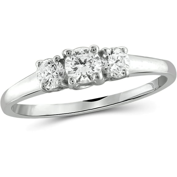 Diamonice Cubic Zirconia Rings for Women – 1.00 Carat White Cubic Zirconia Ring Jewelry– Sterling Silver Bands for Women –– Ring by Diamonice