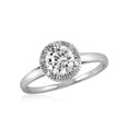 thumbnail image 1 of Diamonice Sterling Silver 1 3/4 Carat White Cubic Zirconia Ring for Women | Cubic Zirconias for Everyday Womens Wear, 1 of 4
