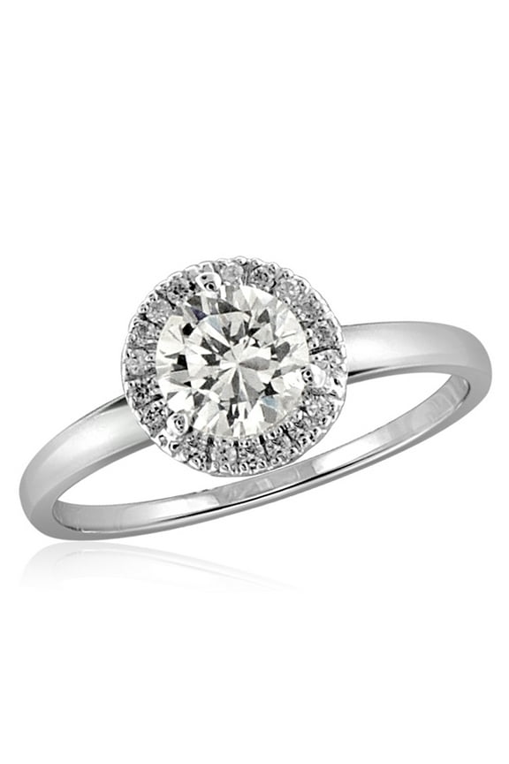 Sterling Silver 1 3/4 Carat White Cubic Zirconia Ring for Women | Cubic Zirconias for Everyday Womens Wear