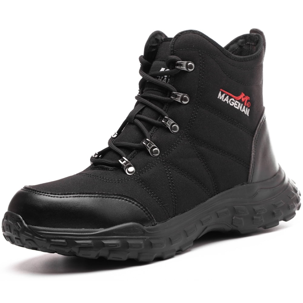 DianSen Mens Steel Toe Tactical Boots NonSlip AntiSmash Work Boots