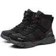 thumbnail image 1 of DianSen Mens Work Boots Steel Toe Safety Shoes Hammerproof Anti-Puncture Canvas Combat Boots, 1 of 10
