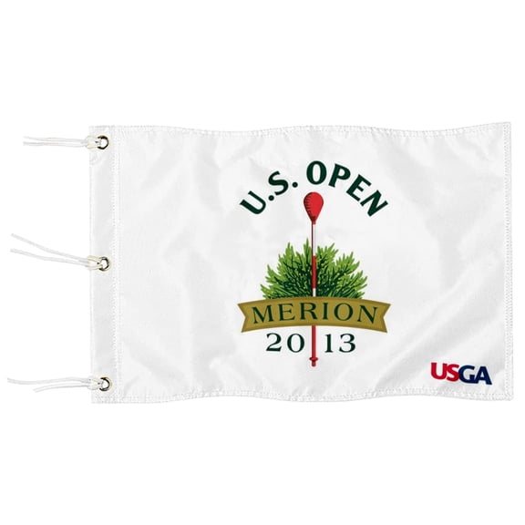 DianYu 2013 US Open Merion USGA Golf Pin Flag Practic Putting Green Golf Flag For Backyard Garden Miniature Pin Flag with Three Brass Grommets 20x13Inch