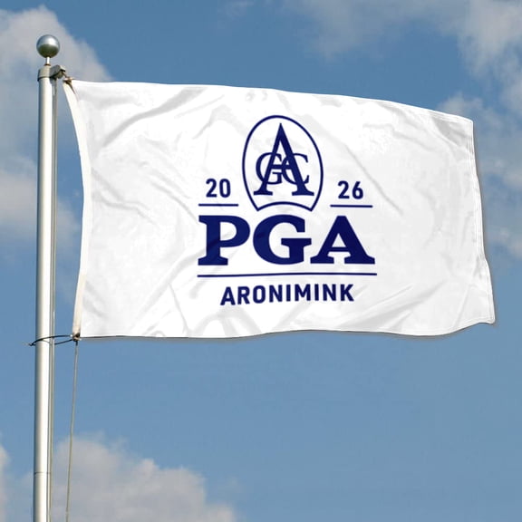 DianYu 2026 PGA Championship Aronimik Golf  Flag Banner Outdoor Indoor Decoration Flag Double Stitched Polyester with Brass Grommets 3x5Feet