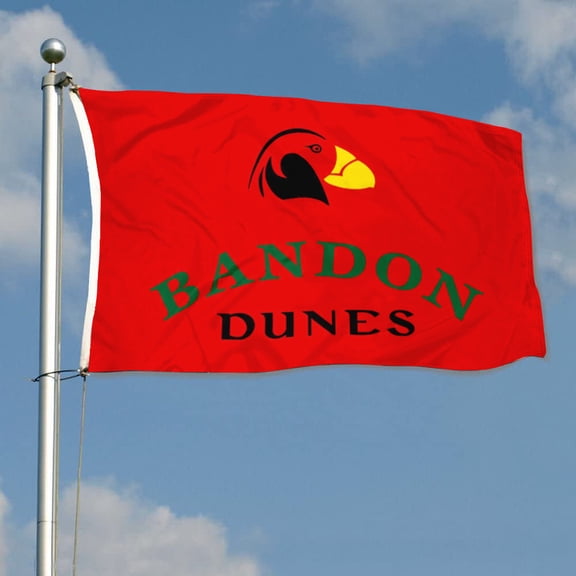 DianYu Bandon Dunes Golf Club Golf Flag Banner Outdoor Indoor Decoration Flag Double Stitched Polyester with Brass Grommets 3x5Feet