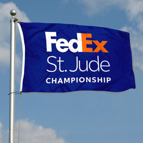 DianYu Britsh FEDEX ST. JUDE CHAMPIONSHIP Golf  Flag Banner Outdoor Indoor Decoration Flag Double Stitched Polyester with Brass Grommets 3x5Feet