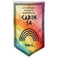 thumbnail image 1 of DianYu  Cabin 14 Iris banner Flag Half Blood Cabins Pennant Flag Banner30x50 Inch Man Cave Home Office Bed Room Decor, 1 of 5