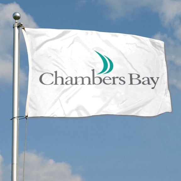 DianYu Chambers Bay Golf Club Golf  Flag Banner Outdoor Indoor Decoration Flag Double Stitched Polyester with Brass Grommets 3x5Feet