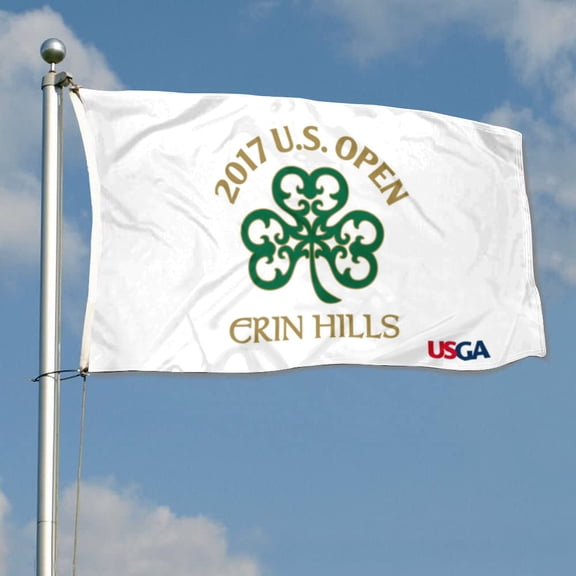 DianYu Erin Hills 2017 US Open Golf Flag Banner Outdoor Indoor Decoration Flag Double Stitched Polyester with Brass Grommets 3x5Feet