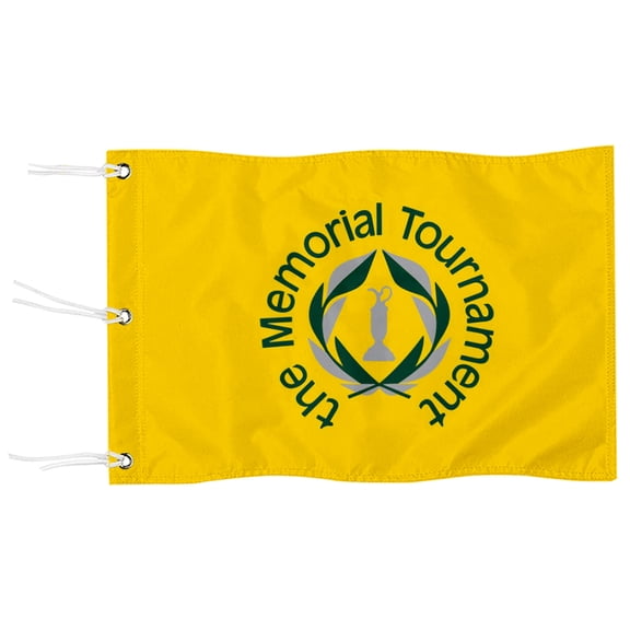DianYu The Memorial Nicklaus Golf Pin Flag Practic Putting Green Golf Flag For Backyard Garden  Miniature Pin Flag with Three Brass Grommets 12x18Inch