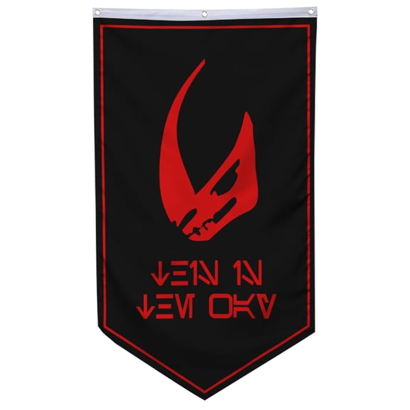 DianYu Mudhorn Signet Banner Flag Mandalorian banner Flag 30x50 Inch Man Cave Home Office Bed Room Decor