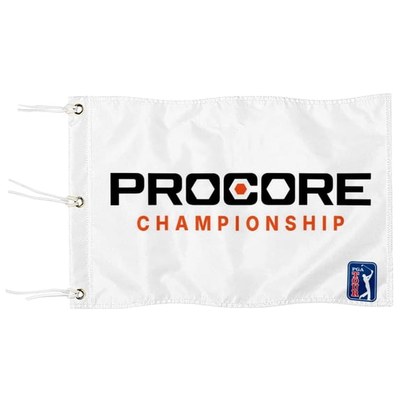 DianYu Procore Championship Golf Pin Flag Practic Putting Green Golf Flag For Backyard Garden Miniature Pin Flag with Three Brass Grommets 20x13Inch