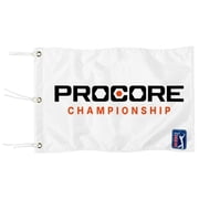 DianYu Procore Championship Golf Pin Flag Practic Putting Green Golf Flag For Backyard Garden Miniature Pin Flag with Three Brass Grommets 20x13Inch