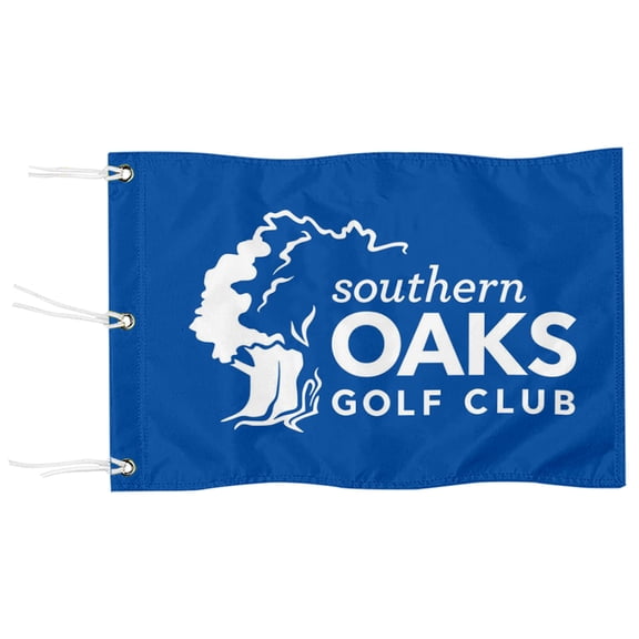 DianYu Southern Oaks Golf Club Golf Pin Flag Practic Putting Green Golf Flag For Backyard Miniature Pin Flag with Three Brass Grommets 20x13Inch