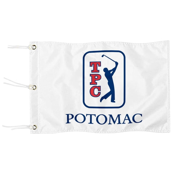 DianYu TPC Potomac Golf Pin Flag Practic Putting Green Golf Flag For Backyard Garden  Miniature Pin Flag with Three Brass Grommets 12x18Inch
