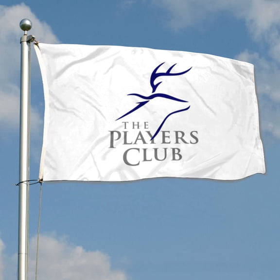 DianYu The Players Club Golf Flag Banner Outdoor Indoor Decoration Flag Double Stitched Polyester with Brass Grommets 3x5Feet