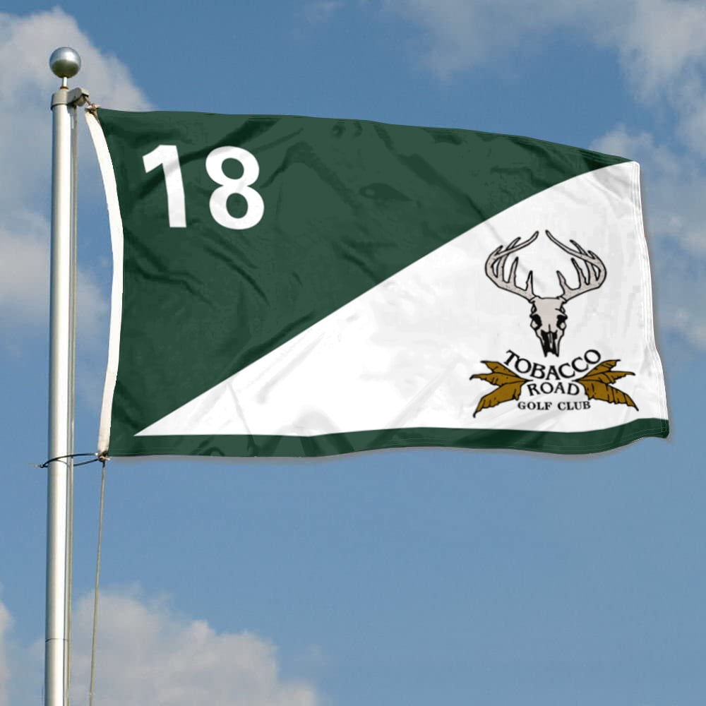 tobacco road golf flag fading for a very long time Golf Flag