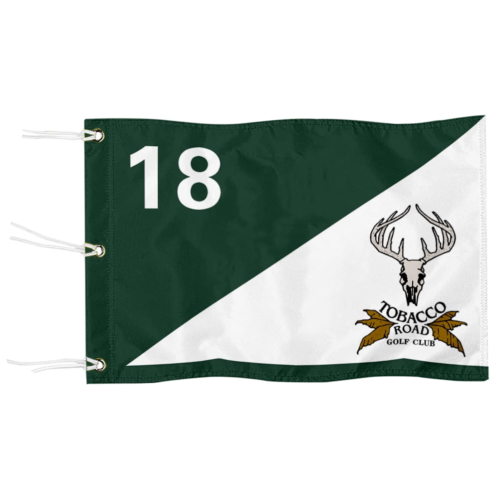 tobacco road pin flag Collection of my flags I buy from the courses I've played thus far : r/golf fading for a very long time Tobacco Road Course Used Golf