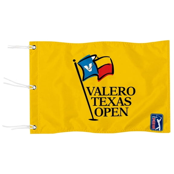 DianYu Valero Texas Open Golf Pin Flag Practic Putting Green Golf Flag For Backyard Garden  Miniature Pin Flag with Three Brass Grommets 12x18Inch