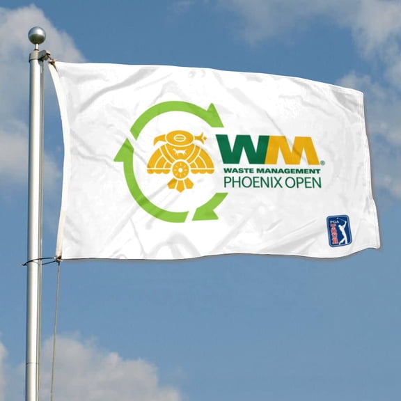 DianYu Waste Management Phoenix Open Golf Club Golf Flag Banner Outdoor Indoor Decoration Flag Double Stitched Polyester with Brass Grommets 3x5Feet