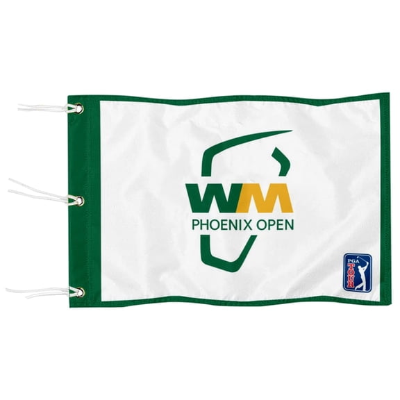 DianYu Waste Management Phoenix Open Golf Pin Flag Practic Putting Green Golf Flag For Backyard Garden  Miniature Pin Flag with Three Brass Grommets 20x13Inch