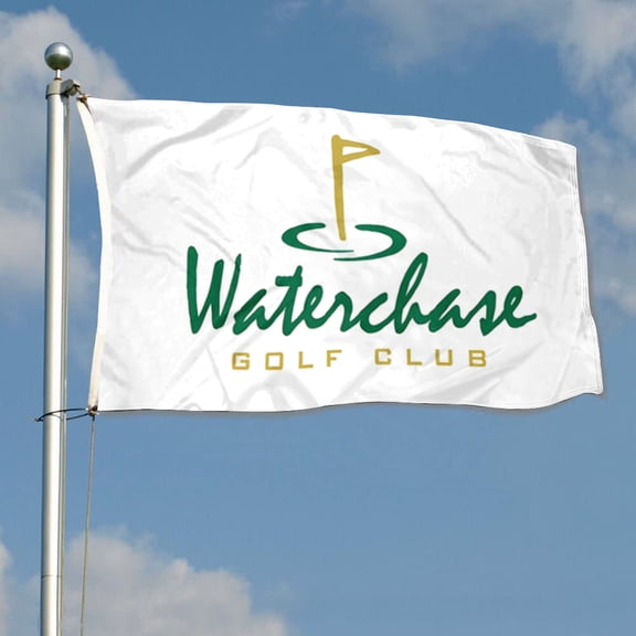 DianYu Waterchase Golf Club Golf Flag Banner Outdoor Indoor Decoration Flag Double Stitched Polyester with Brass Grommets 3x5Feet