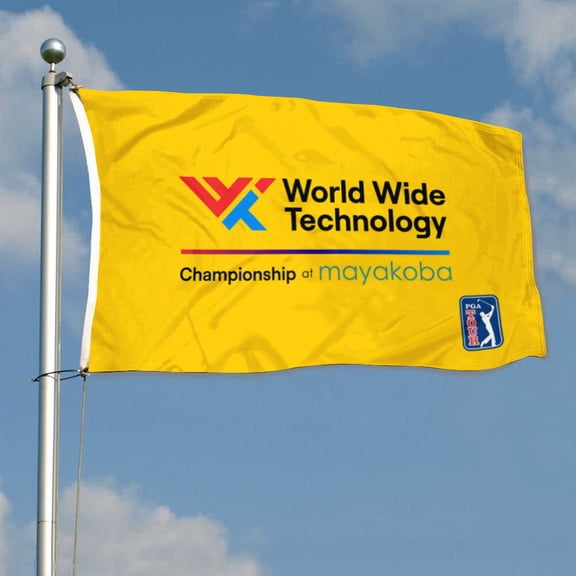 DianYu World Wide Technology Golf Club Golf Flag Banner Outdoor Indoor Decoration Flag Double Stitched Polyester with Brass Grommets 3x5Feet