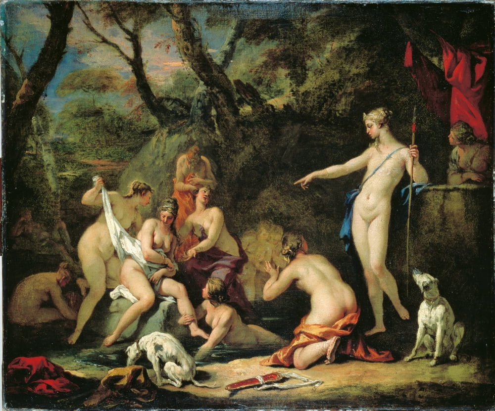 Diana And Callisto Canvas Art - (24 x 18)