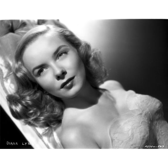 Diana Lynn on an Embroidered Top Lying and posed Photo Print (24 x 30)