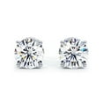 thumbnail image 1 of Diana M 14Kt White Gold Stud Earrings Featuring 10.08 Ct. T.W. Lab Grown Round Diamonds, 1 of 1