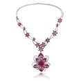 thumbnail image 1 of Diana M 18 Kt White Gold 33.10 Cts Rubellite and 11.50 Cts Diamond Necklace, 1 of 1